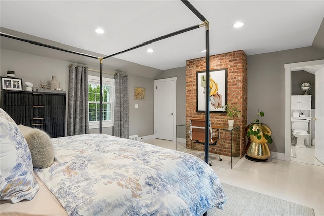 71 Baraud Rd S, Scarsdale, NY 10583 - bedroom featuring recessed lighting and ensuite bathroom