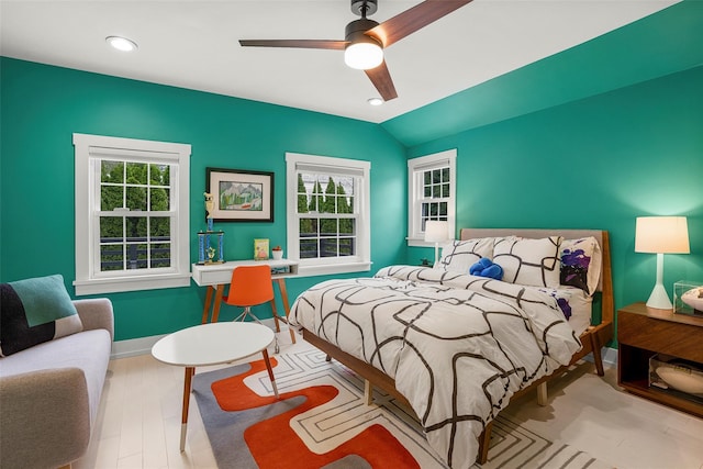 71 Baraud Rd S, Scarsdale, NY 10583 - bedroom with ceiling fan, recessed lighting, and wood finished floors