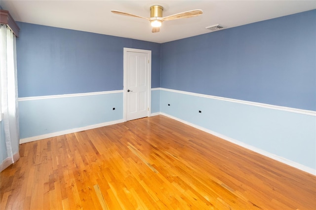 2 Sheafe Cir, Rock Tavern, NY 12575 - spare room featuring ceiling fan, light wood-type flooring, and baseboards