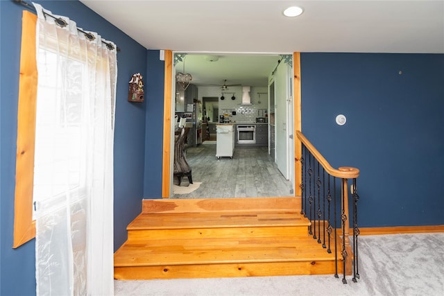 2 Sheafe Cir, Rock Tavern, NY 12575 - staircase with wood finished floors