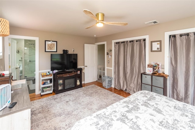 2 Sheafe Cir, Rock Tavern, NY 12575 - bedroom with wood finished floors and a ceiling fan