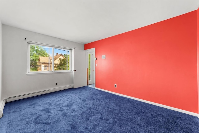 102 Maple St, Croton-On-Hudson, NY 10520 - carpeted spare room with baseboard heating and baseboards