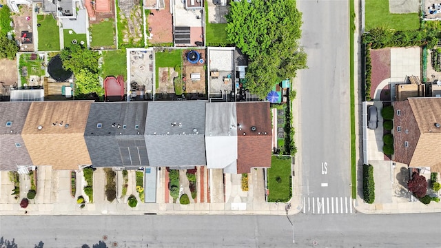 239-53 66th Ave, Little Neck, NY 11362 - aerial view of residential area featuring property boundaries highlighted