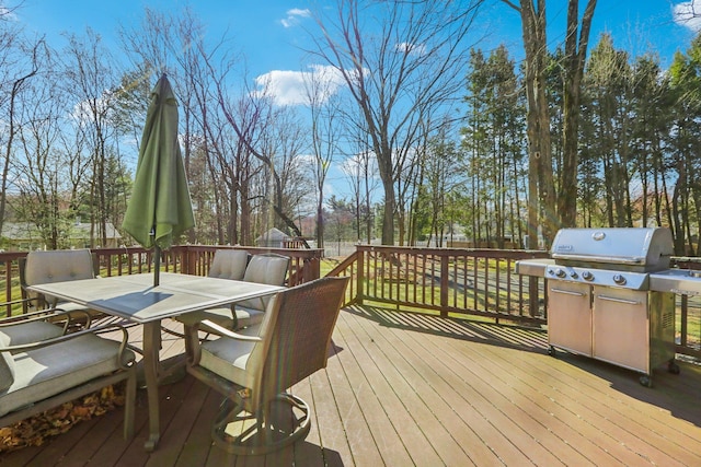 403 Haverstraw Rd, Suffern, NY 10901 - deck with outdoor dining area and grilling area