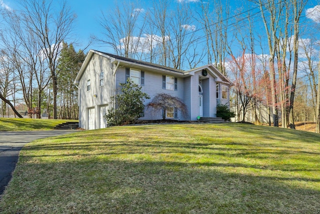 403 Haverstraw Rd, Suffern, NY 10901 - view of front of property with an attached garage, driveway, and a front yard