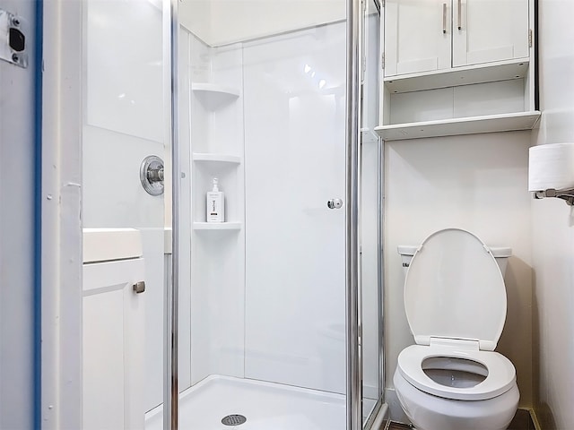 24 Lakeview Ter, Monticello, NY 12701 - bathroom with a stall shower and toilet