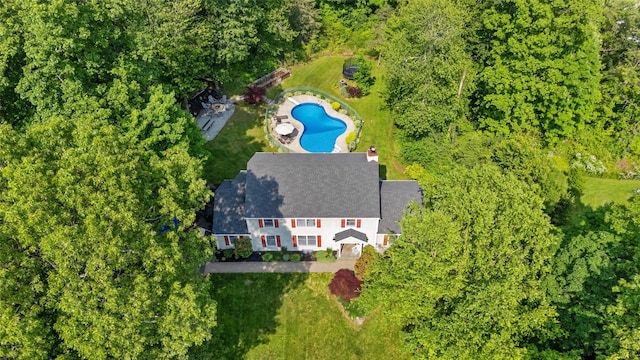 41 Indian Hill Rd, Brewster, NY 10509 - aerial view of property and surrounding area featuring a pool area