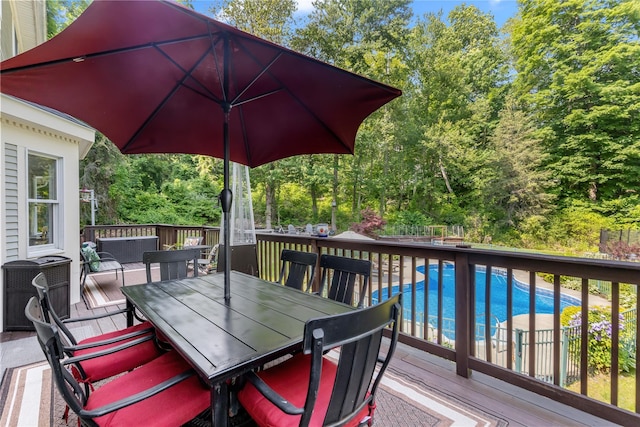 41 Indian Hill Rd, Brewster, NY 10509 - deck with outdoor dining area
