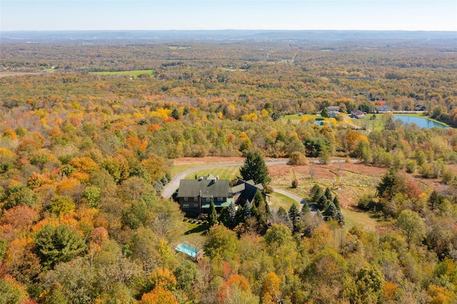 53 Vista Ln, Port Jervis, NY 12771 - view from above of property featuring a heavily wooded area and a large body of water