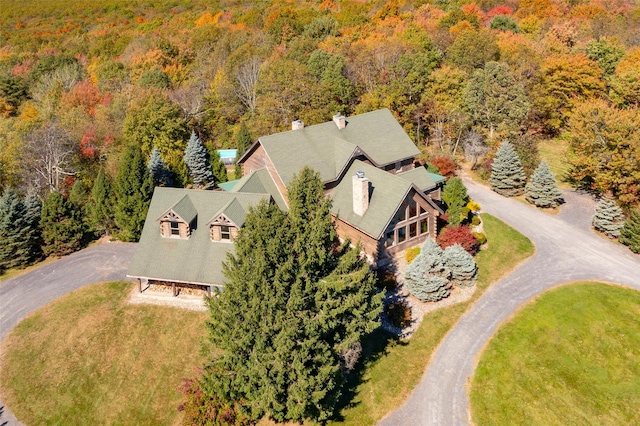 53 Vista Ln, Port Jervis, NY 12771 - view from above of property with a forest