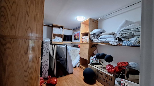 32-37 214th Sts, Bayside, NY 11361 - spacious closet with wood finished floors