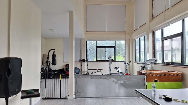 32-37 214th Sts, Bayside, NY 11361 - exercise room with healthy amount of natural light