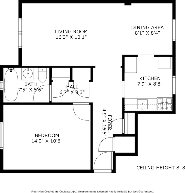 22-20 76th St Unit C3, East Elmhurst, NY 11370 - floor plan / room layout