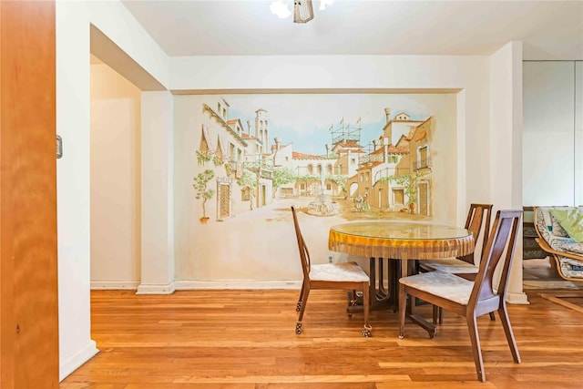 25-11 Union St Unit 2G, Flushing, NY 11354 - dining area with wood finished floors and baseboards