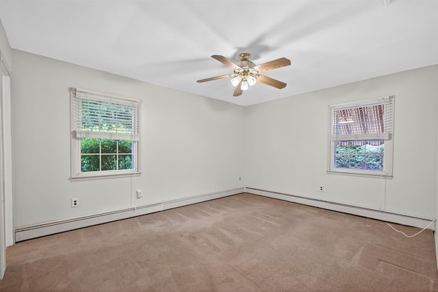 69 Crafts Rd, Carmel, NY 10512 - carpeted empty room with ceiling fan and baseboards