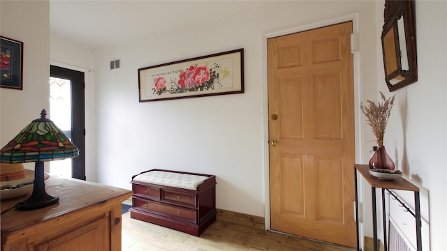 1651 201st St, Bayside, NY 11360 - entryway featuring light wood-style flooring