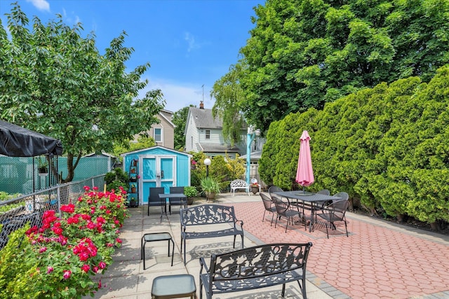 48-46 206th St Unit 2, Bayside, NY 11364 - view of patio with outdoor dining area