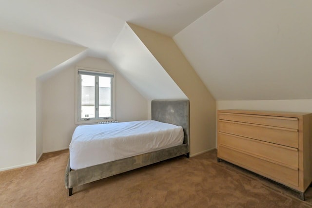 162-29 95th St, Howard Beach, NY 11414 - carpeted bedroom featuring lofted ceiling and baseboards