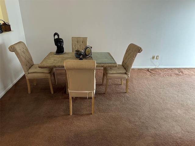 360 Shore Rd Unit 4B, Long Beach, NY 11561 - dining space with carpet and baseboards