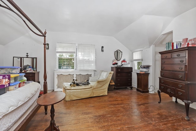 3868 Indian Hill Rd, Shrub Oak, NY 10588 - living room with lofted ceiling and hardwood / wood-style flooring