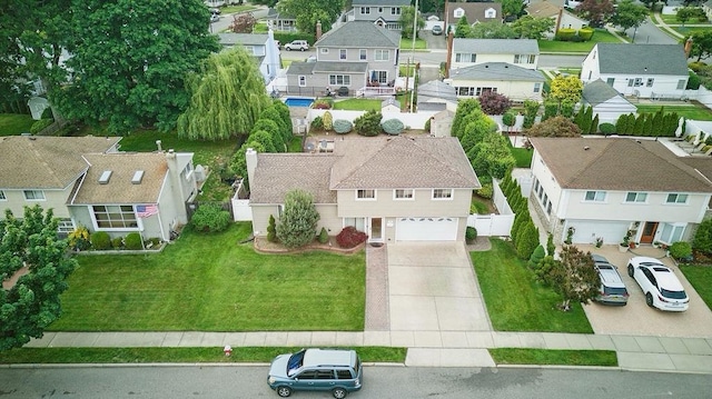 73 Fox Pl, Hicksville, NY 11801 - aerial perspective of suburban area