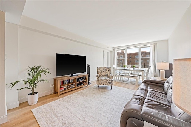 2736 Independence Ave Unit 6C, Bronx, NY 10463 - living room with light wood-type flooring