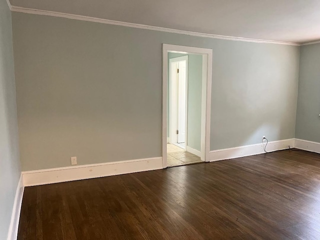 604 Tompkins Ave Unit B-2, Mamaroneck, NY 10543 - empty room featuring wood finished floors and crown molding
