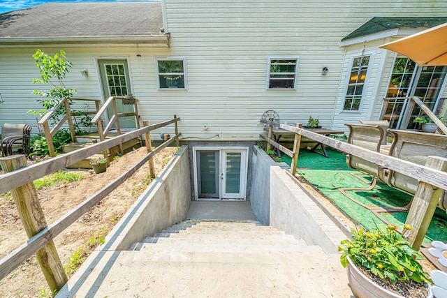 4 Ariel Ct, Rocky Point, NY 11778 - view of patio with french doors