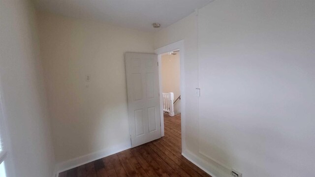 109 Garden St, Poughkeepsie, NY 12601 - unfurnished room featuring hardwood / wood-style flooring, baseboards, and a smoke detector