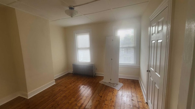 109 Garden St, Poughkeepsie, NY 12601 - foyer entrance featuring radiator heating unit, hardwood / wood-style floors, and baseboards