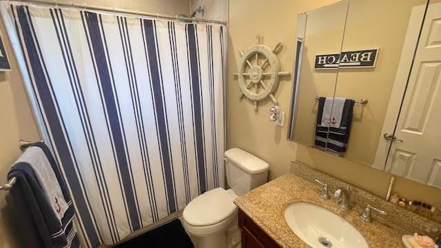 2568 Seminole Ave, Seaford, NY 11783 - bathroom featuring vanity and a shower with curtain