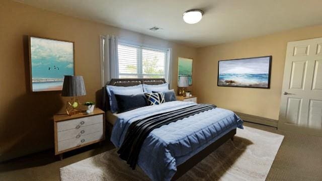 2568 Seminole Ave, Seaford, NY 11783 - carpeted bedroom with baseboards