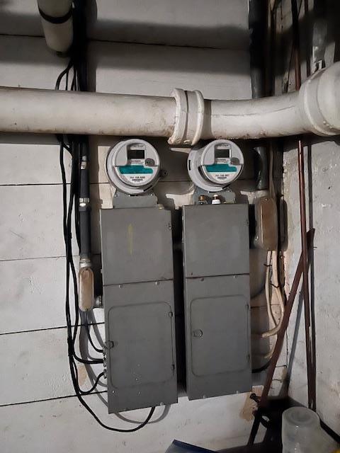 39 Harrison St, Middletown, NY 10940 - utility room with electric meter