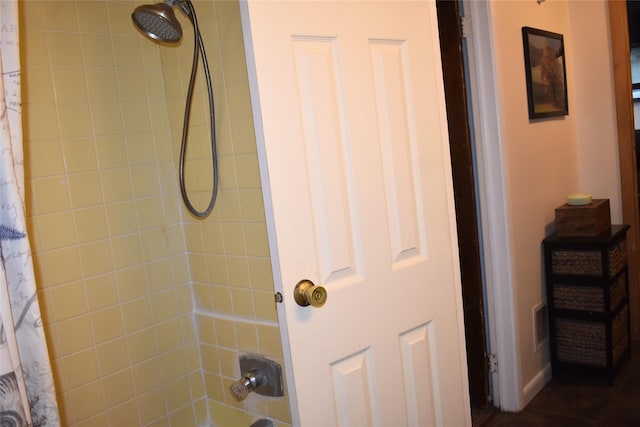 13 W Hickory St, Spring Valley, NY 10977 - full bathroom featuring shower / tub combo with curtain