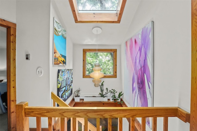 3841 Indian Hill Rd, Shrub Oak, NY 10588 - hallway with a skylight