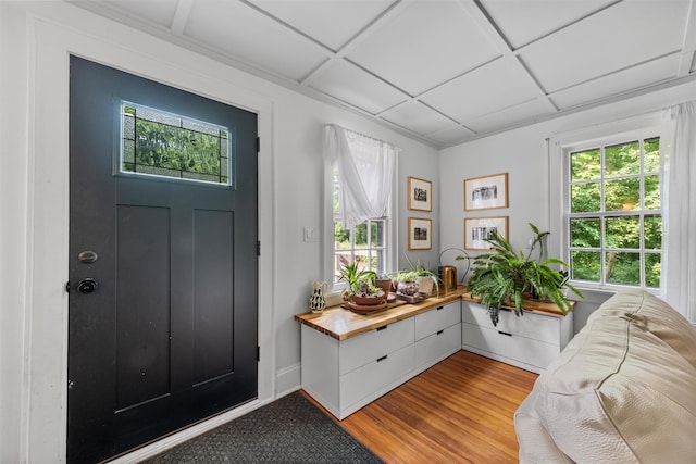 1302 Rte 22 Unit 1300, Brewster, NY 10509 - entrance foyer featuring plenty of natural light and wood finished floors