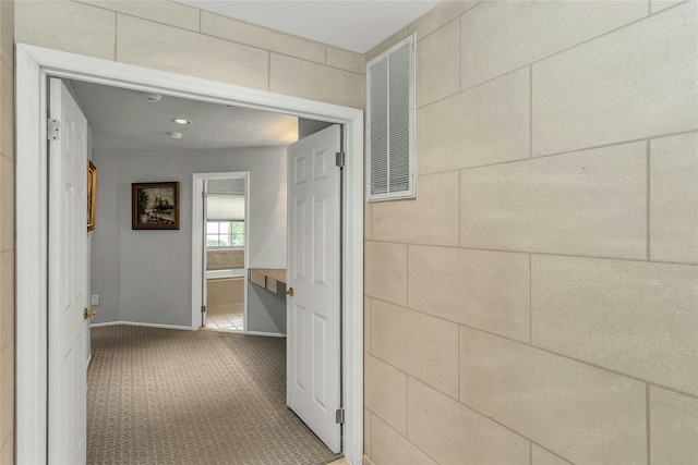 165 Country Club Dr, Commack, NY 11725 - hallway with carpet floors and baseboards