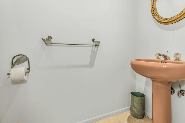 165 Country Club Dr, Commack, NY 11725 - bathroom with tile patterned flooring and baseboards