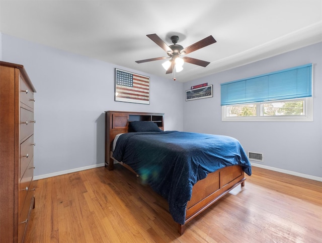 15 Tennyson Dr, Nanuet, NY 10954 - bedroom with light wood-type flooring, baseboards, and ceiling fan