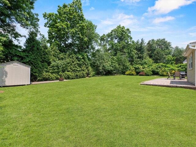 15 Tennyson Dr, Nanuet, NY 10954 - view of green lawn featuring a wooden deck