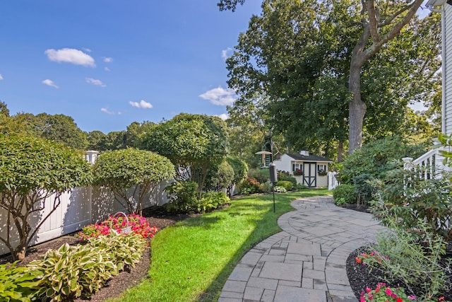 81 Brunswick Rd, Ronkonkoma, NY 11779 - view of yard with an outdoor structure