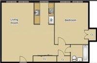 63-95 Austin St Unit 2F, Rego Park, NY 11374 - floor plan / room layout