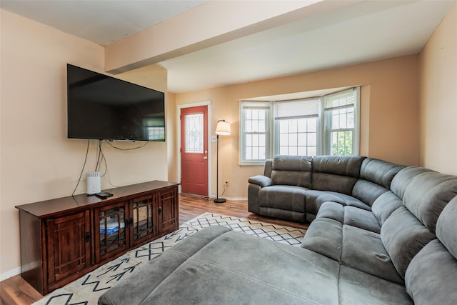 72 Parkway Blvd, Ronkonkoma, NY 11779 - living room with wood finished floors