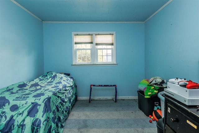 72 Parkway Blvd, Ronkonkoma, NY 11779 - bedroom with carpet flooring and crown molding