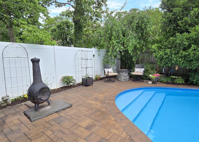 53 Admiral St, Port Jefferson Station, NY 11776 - view of pool with a patio and a fenced backyard