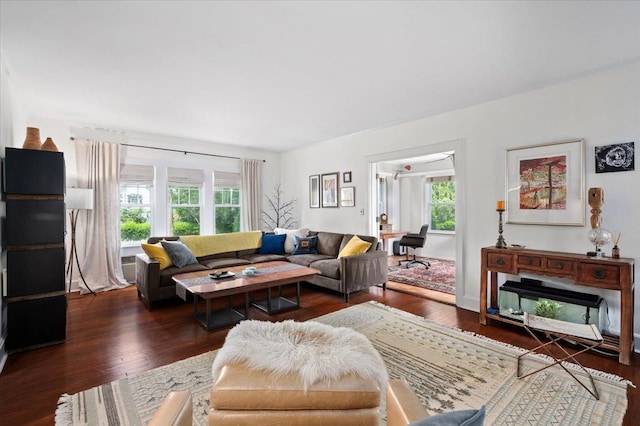 400 Manor Ridge Rd, Pelham, NY 10803 - living room featuring healthy amount of natural light and wood finished floors