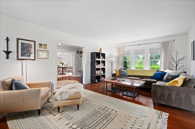 400 Manor Ridge Rd, Pelham, NY 10803 - living room with wood finished floors