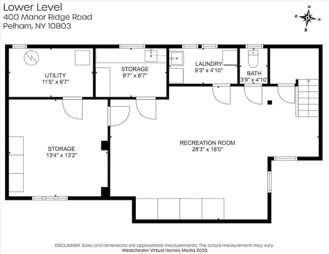 400 Manor Ridge Rd, Pelham, NY 10803 - view of property floor plan