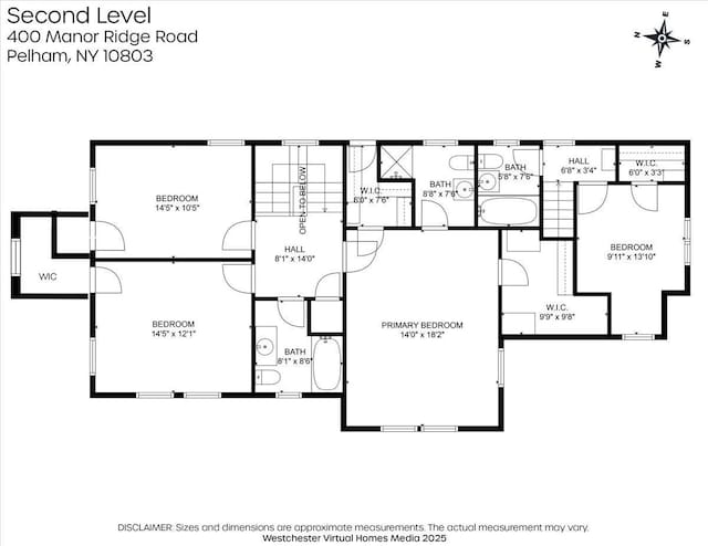 400 Manor Ridge Rd, Pelham, NY 10803 - view of home floor plan