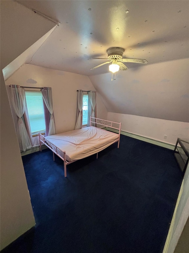 103 Continental Rd, Napanoch, NY 12458 - carpeted bedroom featuring lofted ceiling and baseboards
